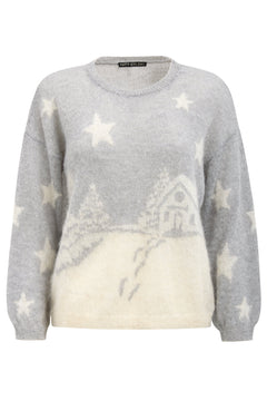 Lofty O Neck Sweater