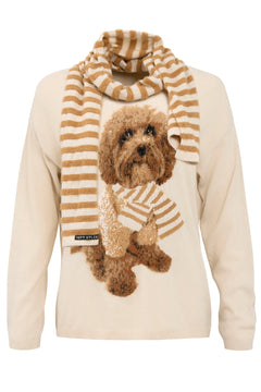 Lovely Unisex Oversize Sweater with Scarf