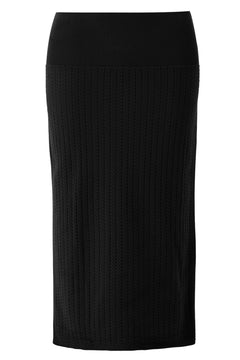 Wholegarment patterned high waist skirt