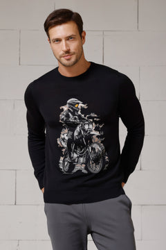 Andre Men's Intarsia Wool Sweater