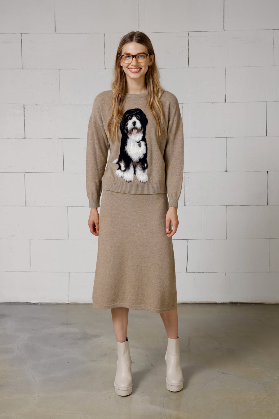 Morris Women's Intarsia Lambswool Sweater