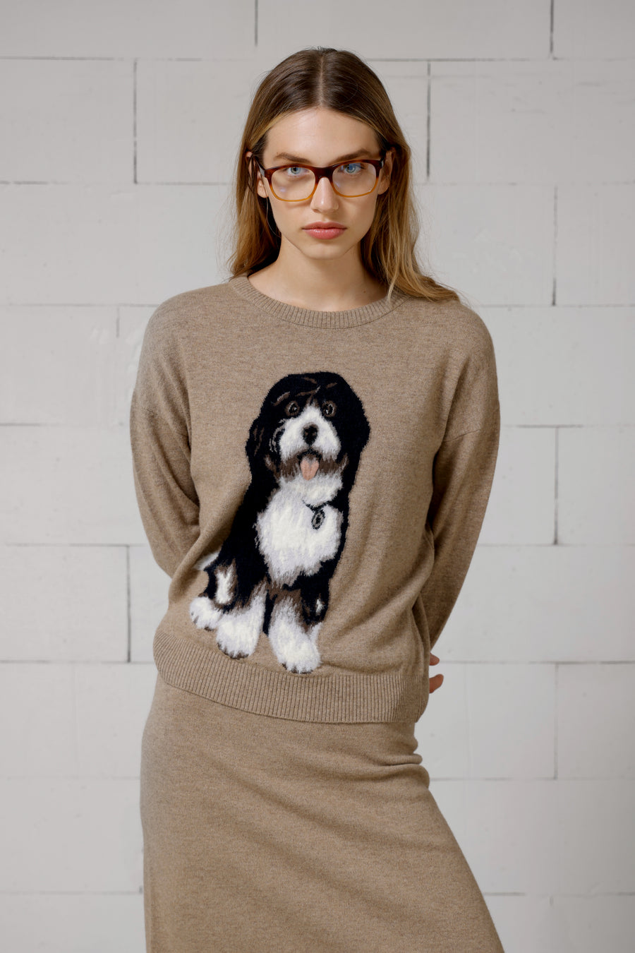 Morris Women's Intarsia Lambswool Sweater