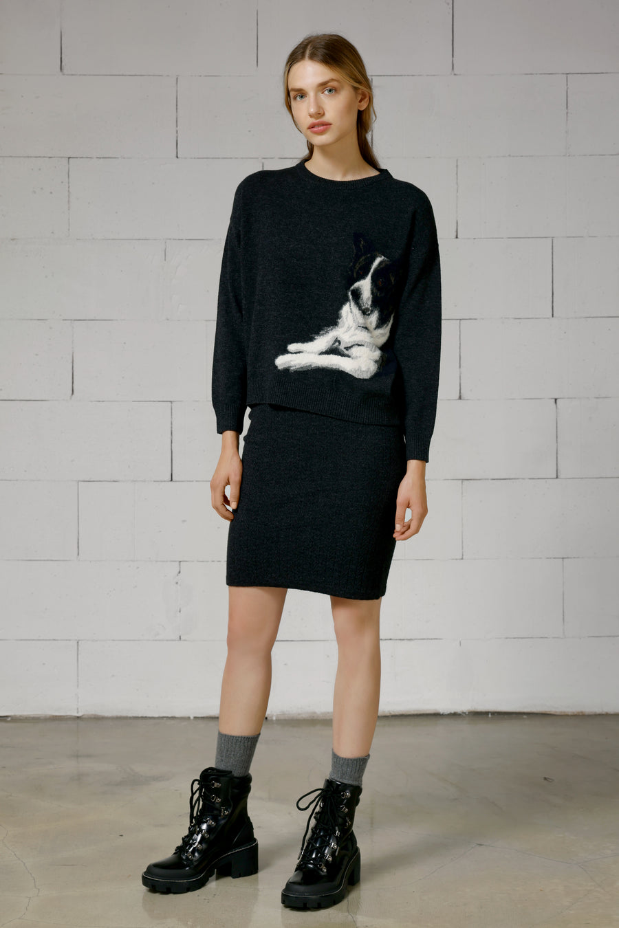 Pako Women's Intarsia Lambswool Sweater