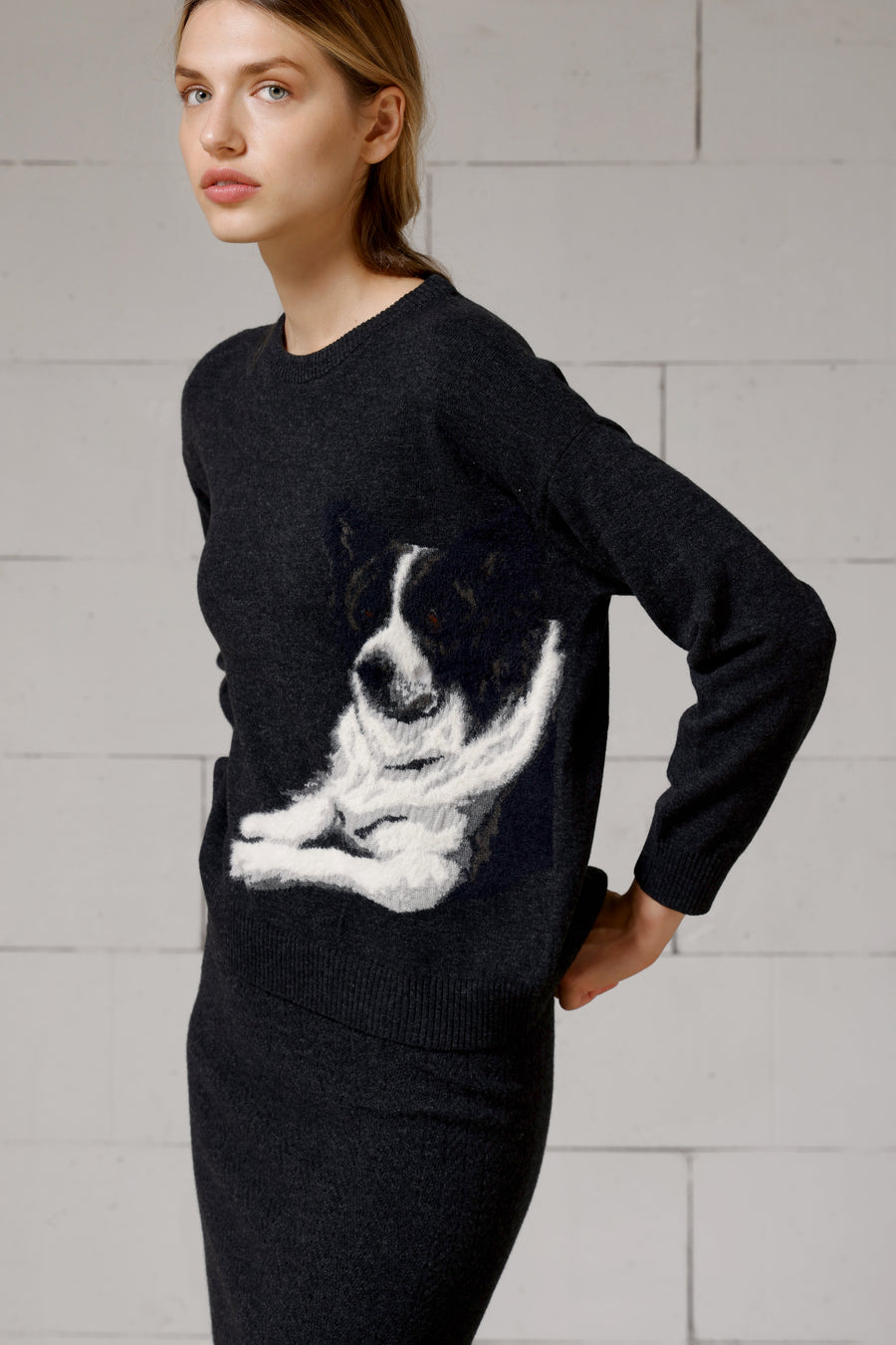 Pako Women's Intarsia Lambswool Sweater