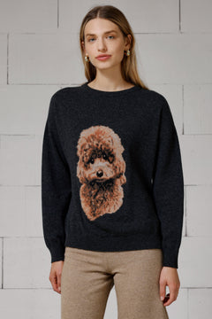 Fiona Women's Intarsia Lambswool Sweater
