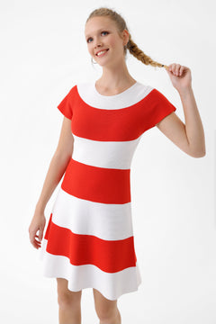 Agatha Striped Seamless Dress
