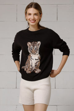 Hector Woman's Intarsia Lambswool Sweater