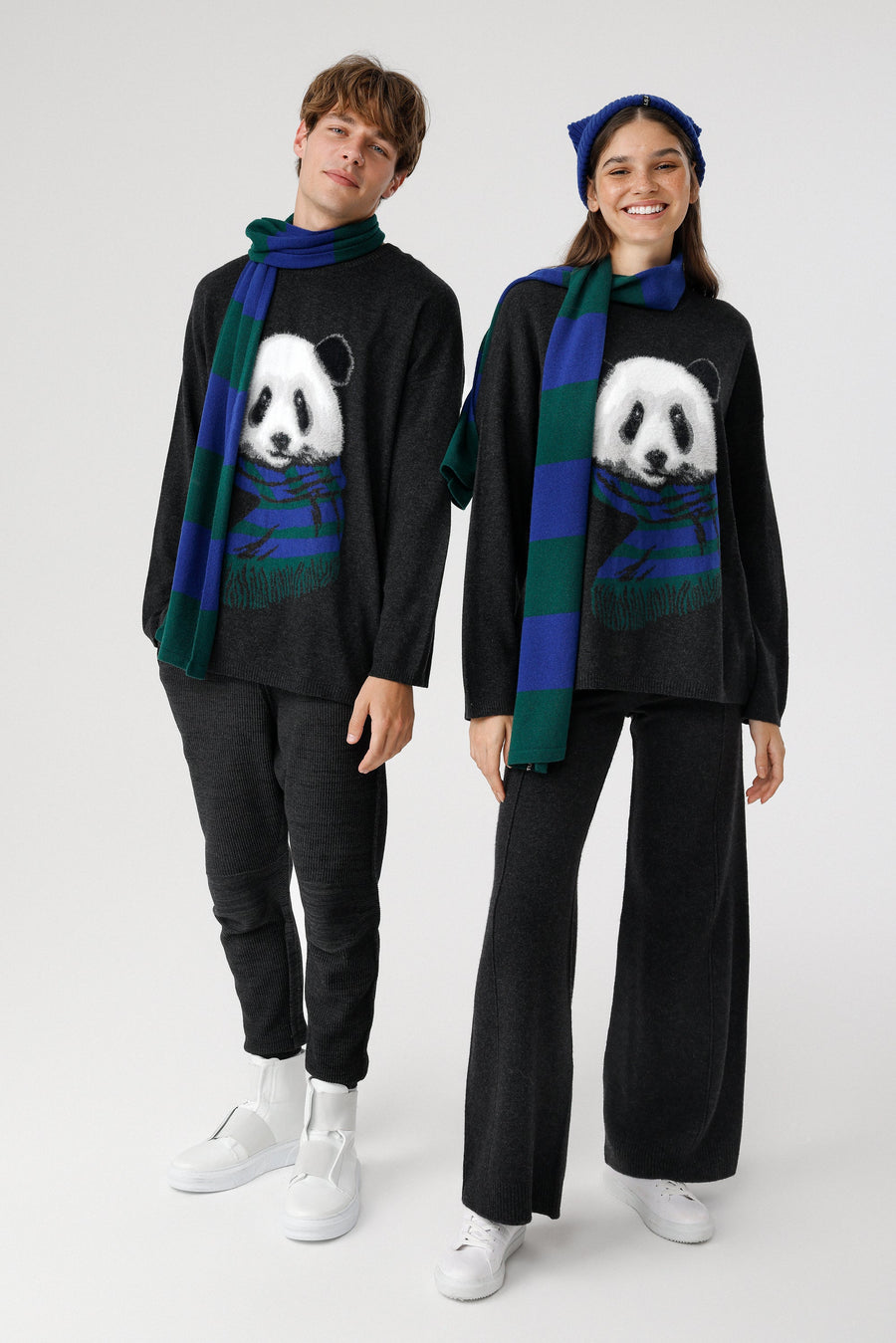 Olric Unisex Sweater with Scarf