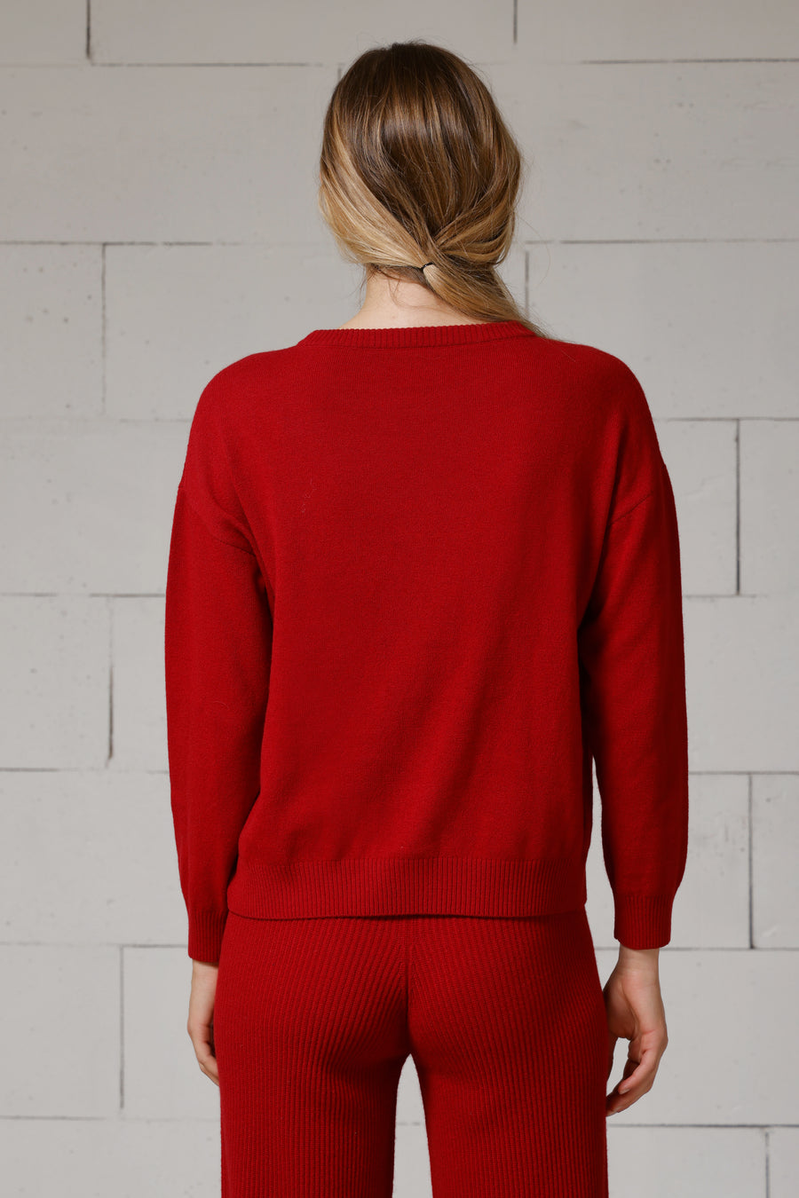 Oreo Women's Lambswool Intarsia Sweater