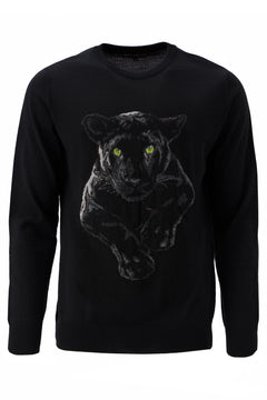 Panthera Men's Intarsia Lambswool Sweater