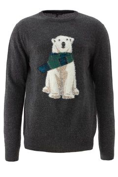 Ted Unisex Intarsia Lambswool Sweater