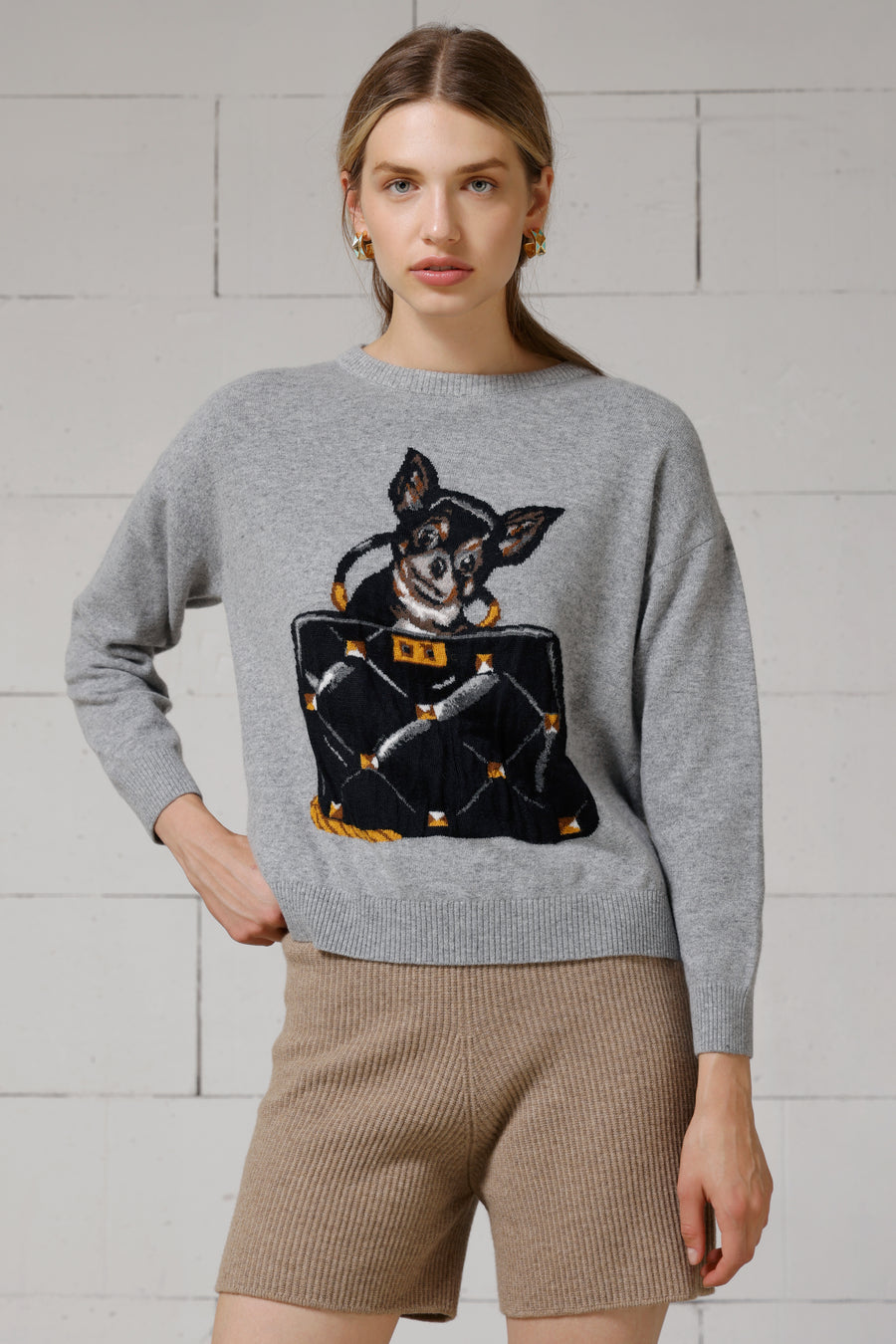 Tiny Women's Intarsia Lambswool Sweater